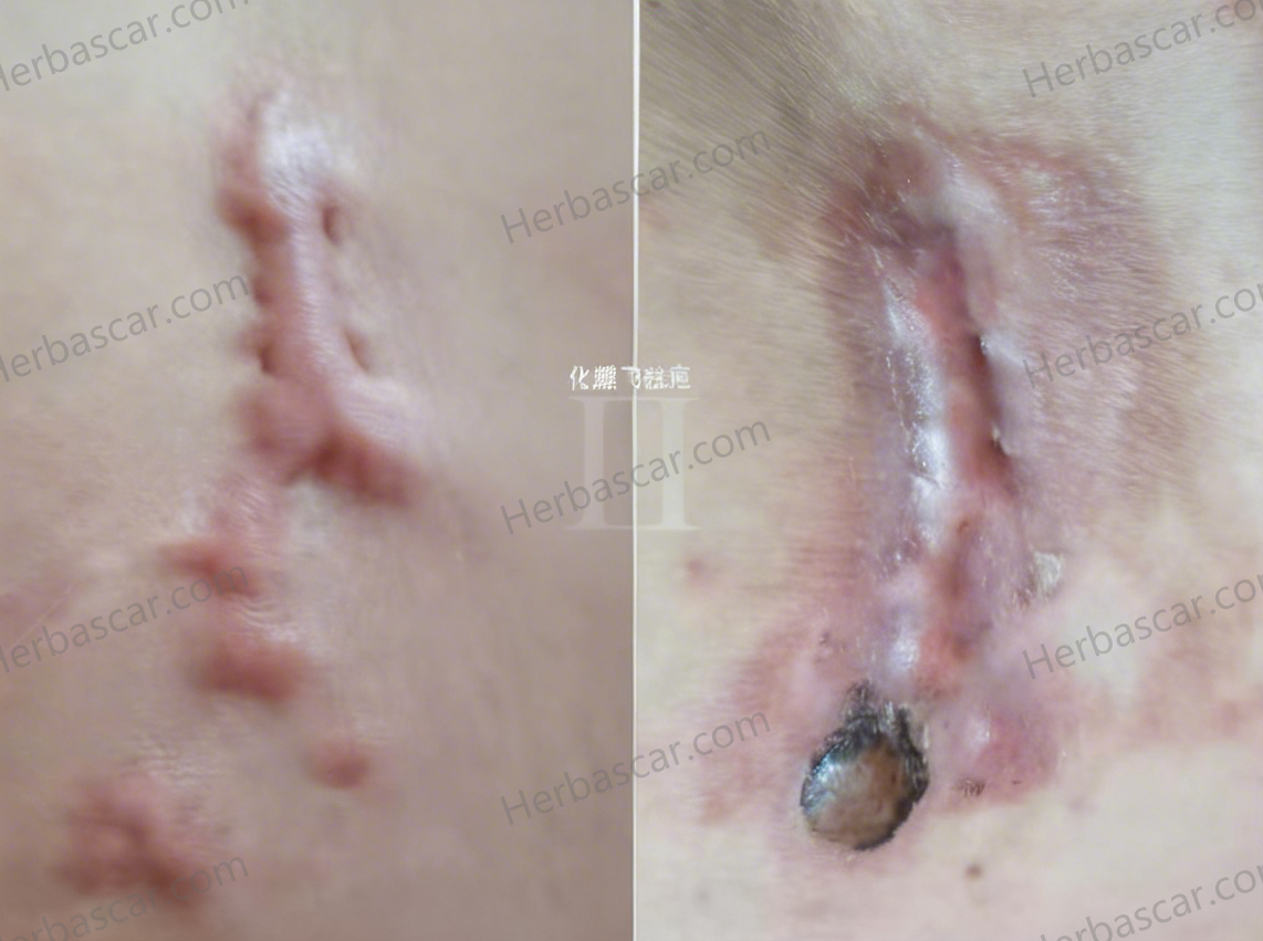 How Did Emily Finally Soften and Flatten a Raised, Dark Keloid After Shingles Healed?
